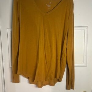 SO Women's Mustard Long Sleeve Top